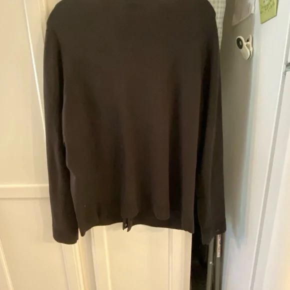 Charter Club XL black sweater - Picture 2 of 3